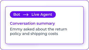 Conversational AI Cloud drag and drop interface answers